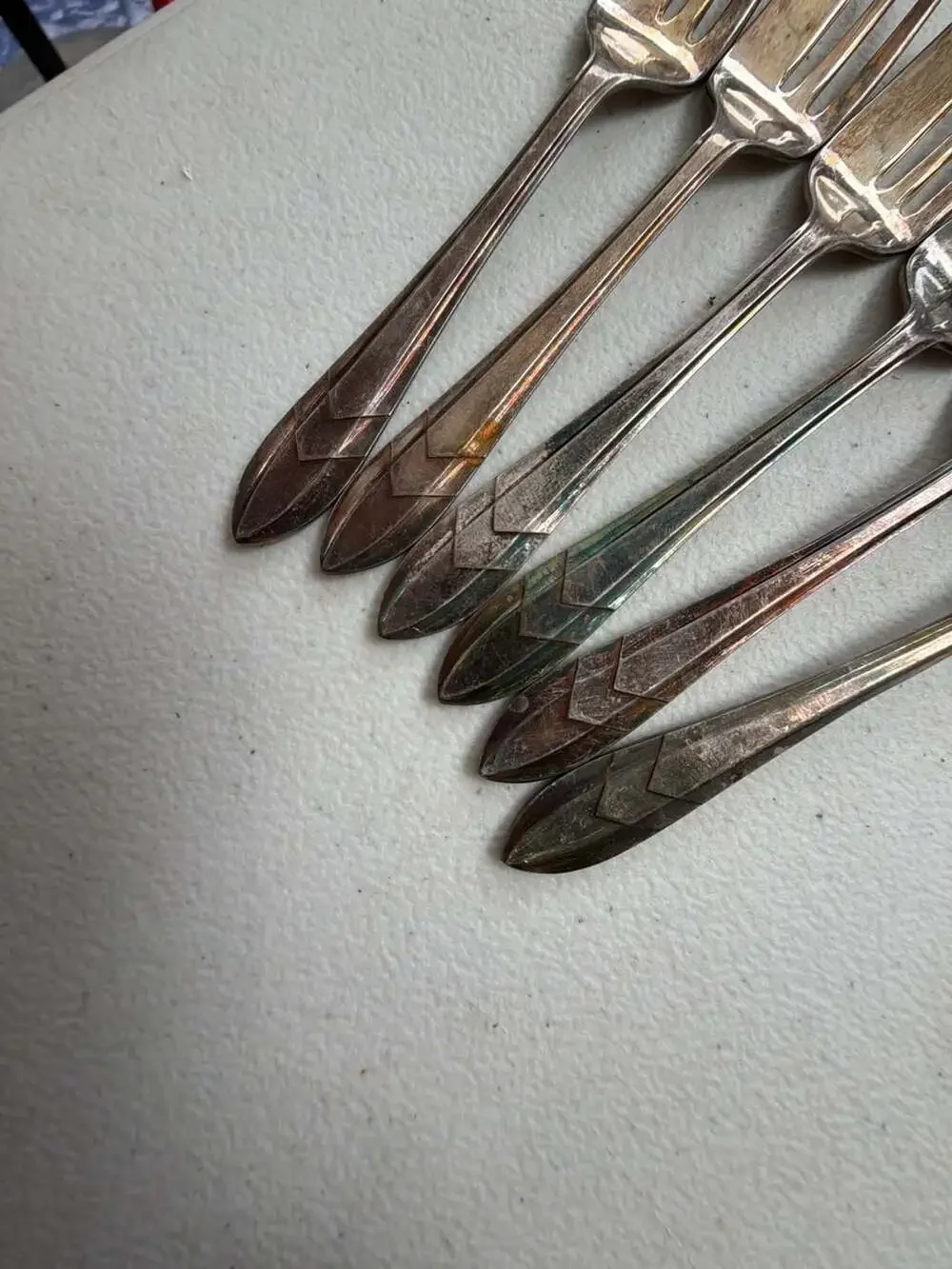 Vintage M.S. Ltd EPNS Loxley Pattern Sheffield Silver Plate - Set of 6